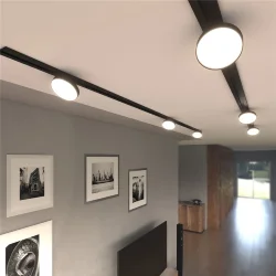 Трековый светодиодный светильник для однофазного шинопровода Pila Черный 12W 4200K 85078/01 (056103)