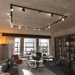 Трековый светодиодный светильник для однофазного шинопровода Pila Черный 12W 4200K 85078/01 (056103)