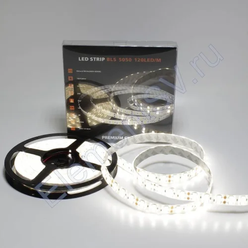 Светодиодная лента Class Premium, 5050, 120 led/m, Day White, 24V, IP65, А12 - фото.