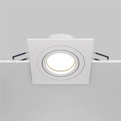 Встраиваемый светильник Atom GU10 10Вт (Белый) - фото 12