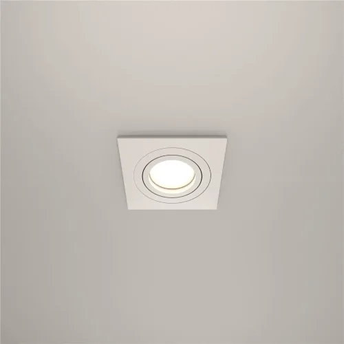 Встраиваемый светильник Атом / Atom 1*GU10 10 Вт (Белый) DL024-2-01W - фото 6