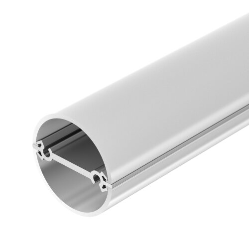 Профиль ROUND-D30-DUAL-2000 ANOD (Arlight, Алюминий) - фото 1