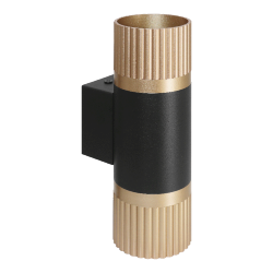 Светильник WOLTA WSL-GU10/W19BG-2 под лампу GU10 Черный / золотой DUO