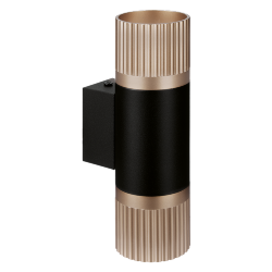 Светильник WOLTA WSL-GU10/W19BG-2 под лампу GU10 Черный / золотой DUO