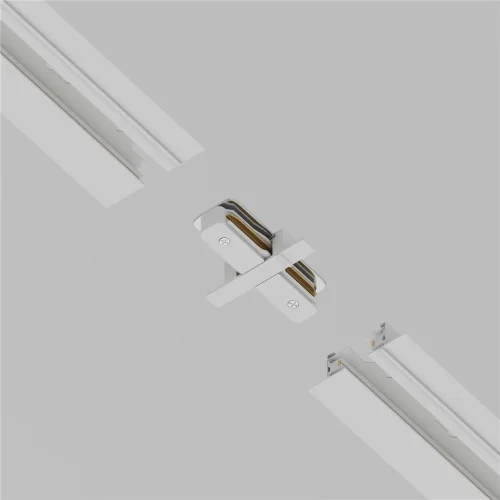 Коннектор прямой Unity встраиваемый белый (Белый) - фото 4