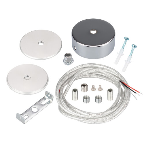 Подвес токопроводящий ARL-SL-ROUND-D70-360deg вертикальный (Arlight, провод 2x0.5) - фото 1