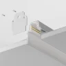 Шинопровод 2м Gravity встраиваемый белый (Белый) - фото 4