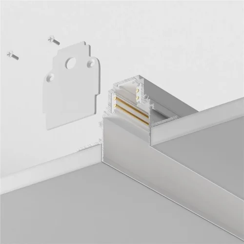 Шинопровод 2м Gravity встраиваемый белый (Белый) - фото 5