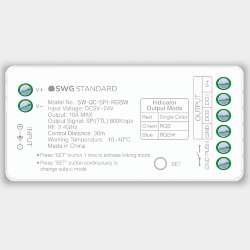Контроллер универсальный SPI 3 в 1 MONO/RGB/RGBW 040673