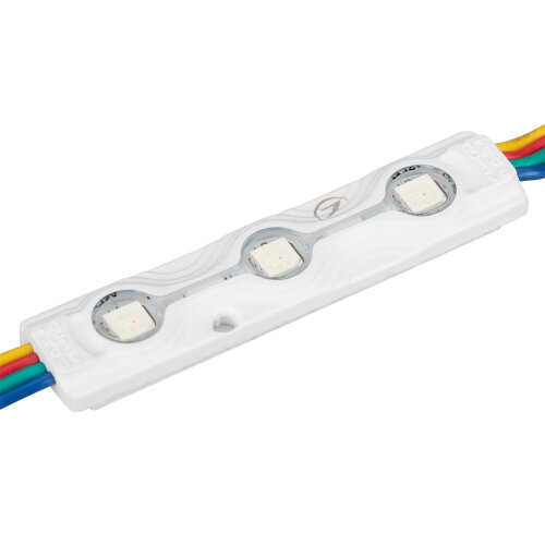 Модуль герметичный ARL-ORION-R07-12V RGB (5050, 3 LED) (Arlight, Закрытый) - фото 1