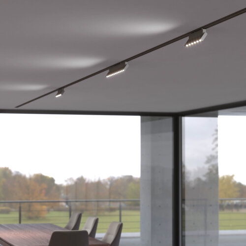 Basic System Трековый светильник 20W 4200K Garda белый - Фото 4