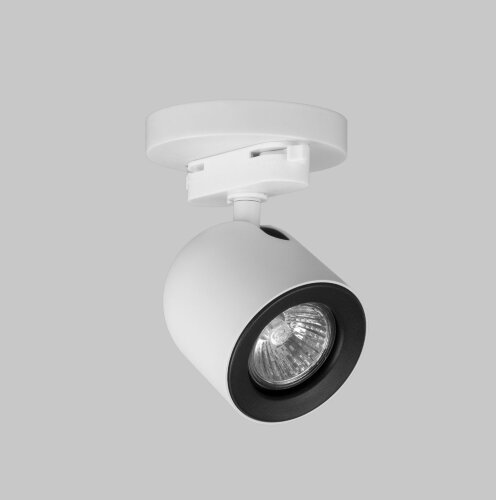 Однофазный шинопровод-адаптер белый - Фото 3