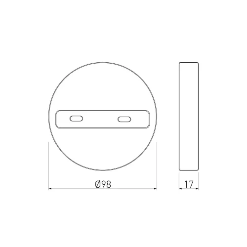 Однофазный шинопровод-адаптер белый TRAF-1-WH - фото 6