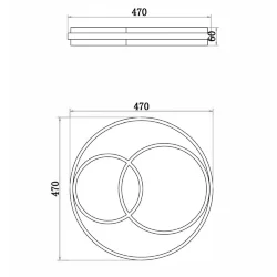 Потолочный светильник Freya FR10029CL-L70W (Белый)