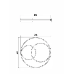 Потолочный светильник Freya FR10029CL-L70W (Белый)