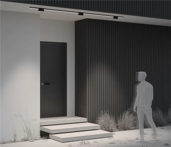 Уличный трековый светильник Points Elasity IP 3000К 10Вт 45° черный (Черный) - фото 10