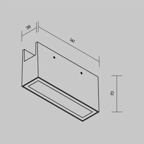 Уличный трековый светильник Точки / Points Elasity IP 3000К 10Вт 45° черный (Черный) O-TR01-2-S-10WB3K - фото 11