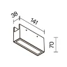 Уличный трековый светильник Точки / Points 3000К 10Вт IP 65 45° (Черный) O-TR01-2-S-10WB3K - фото 9