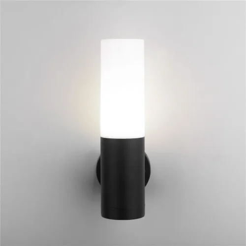 Настенный уличный светильник чёрный IP54 1418 TECHNO - фото 2