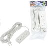 S-CU3-7 WHITE Удлинитель серии Ultra, шнур 7м., 3 гнезда, 10A, б-з, Белый, TM Uniel - фото 3