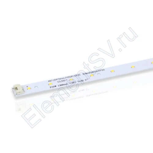 Светодиодная линейка 2835, 40 led, 28-34V, 10W, 300mA, ARM5, warm white - фото.