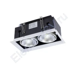 Светодиодный светильник карданный AR90-2 OD2 (220V, 2х20W, white)