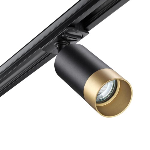 Светильник трековый для однофазного двухжильного (универсального) шинопровода «Novotech» 370863, серия: SLIM. Фото 2.