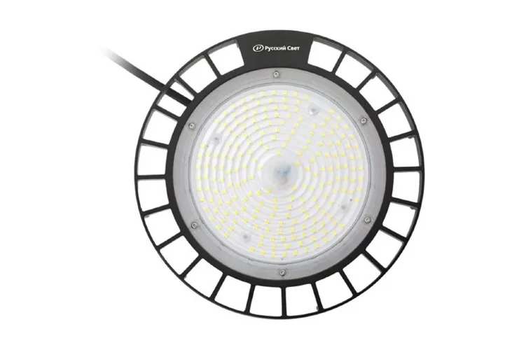 Светильник светодиодный ДСП IB 10 S 100W M 850 BK D257xH111мм 100Вт 5000К IP65 High Bay подвес черн. Русский Свет 16091023045 - фото 2