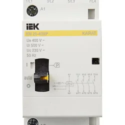 Контактор модульный КМ20-40МР AC с ручным управ. KARAT IEK MKK12-20-40