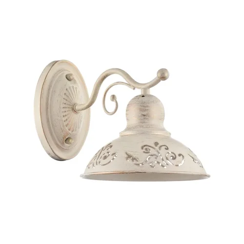 Светильники выполнены из металла цвета кремового золота. На плафонах светильников ажурно вырезаны узоры, прекрасно сочетающиеся с плавными изгибами арматуры. Благодаря большому ассортименту изделий серии Benoit легко выбрать светильник, подходящий как для