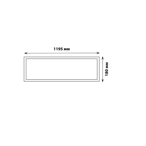 ULP-18120 36W-3950К-EMG IP40 SCHOOL WHITE Светильник светодиодный потолочный универсальный, Белый свет 3950K, 5250Лм, Корпус белый, В комплекте с и-п и БАП - фото 5