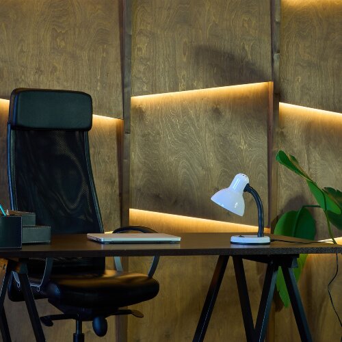 TLI-225 WHITE E27 Светильник настольный, Цоколь Е27, Механический выключатель, Белый. - фото 5