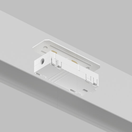 TR2101-WH Прямой соединитель для шинопровода SMART белый. Фото 2