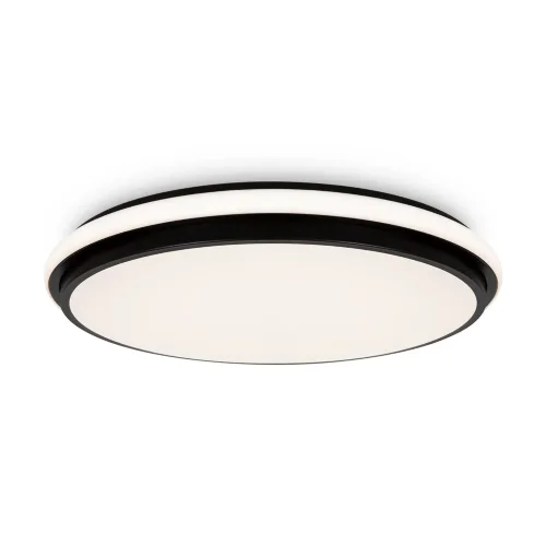 Потолочный светильник FR6086CL-L117B Пирог / Pie 96 Вт LED с пультом ДУ (Черный) FR6086CL-L117B - фото 2