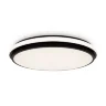 Потолочный светильник FR6086CL-L117B Пирог / Pie 96 Вт LED с пультом ДУ (Черный) FR6086CL-L117B - фото 2