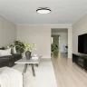 Потолочный светильник FR6086CL-L117B Пирог / Pie 96 Вт LED с пультом ДУ (Черный) FR6086CL-L117B - фото 3