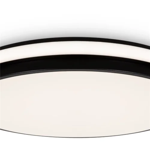 Потолочный светильник FR6086CL-L117B Пирог / Pie 96 Вт LED с пультом ДУ (Черный) FR6086CL-L117B - фото 5