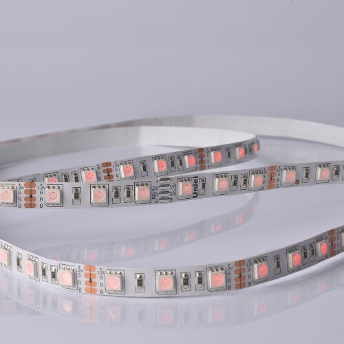 ULS-M25-5050-60LED-m-10mm-IP20-DC12V-14.4W-m-5M-RGB PROFI Гибкая светодиодная лента на самоклеящейся основе, Катушка 5м, в герметичной упаковке, RGB. - фото 4