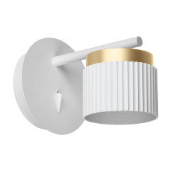 Светильник WOLTA WSL-GX53/W19WG под лампу GX53 Белый / Золотой MUSE