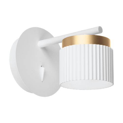 Светильник WOLTA WSL-GX53/W19WG под лампу GX53 Белый / Золотой MUSE - фото 5.