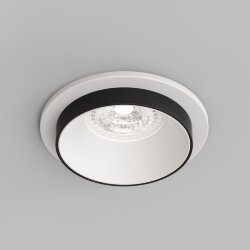 Встраиваемый светильник, IP 20, 50 Вт, GU10, черный, алюминий, Denkirs DK2401-BK