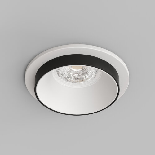 DK2401-BK Встраиваемый светильник, IP 20, 50 Вт, GU10, черный, алюминий. Фото 2