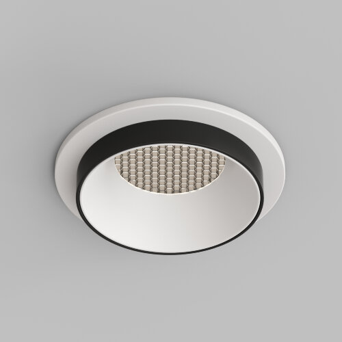 DK2401-BK Встраиваемый светильник, IP 20, 50 Вт, GU10, черный, алюминий. Фото 3