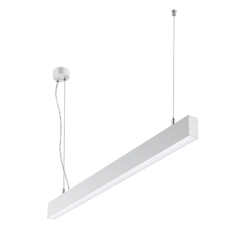 Светильник подвесной светодиодный (длина подвесов и сетового кабеля 1,2м) «Novotech» 358879, серия: ITER (крепление на планке). Фото 1.