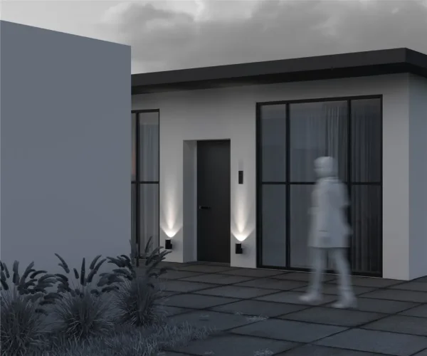 Настенный светильник Клин / Shim 3000K 15Вт IP 65 (Черный) O514WL-L15B3K - фото 2