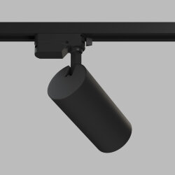 Трековый светильник SOLID KOPER, 135мм, d60, 220V, LED 4000K, 15W, IP20, черный, алюминий, Denkirs DK6452-BK