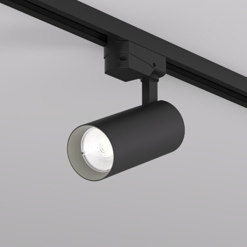 DK6452-BK Трековый светильник SOLID KOPER, 135мм, d60, 220V, LED 4000K, 15W, IP20, черный, алюминий.