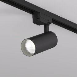 Трековый светильник SOLID KOPER, 135мм, d60, 220V, LED 4000K, 15W, IP20, черный, алюминий, Denkirs DK6452-BK