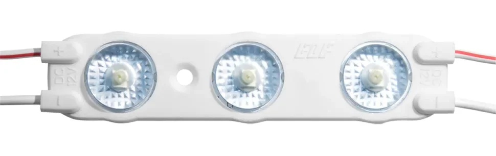 Модуль светодиодный ELF VIVO-2019, 3SMD диод 2835, с линзой, 12В, IP67, белый - фото 2