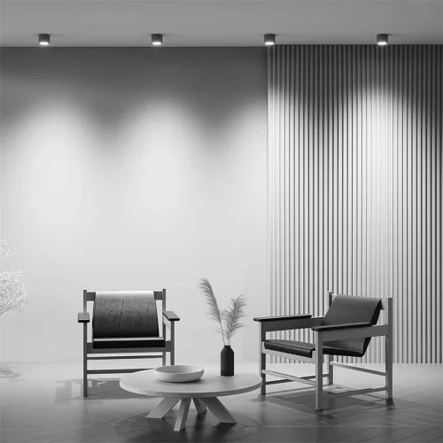 Потолочный светильник Rendo GX53 12Вт IP44 (Серый) - фото 6